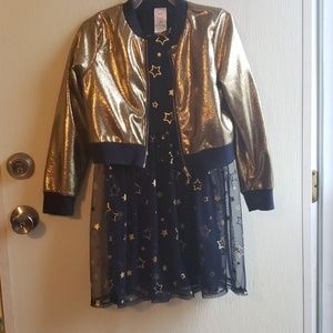 Girls sz 7-8 dress and jacket